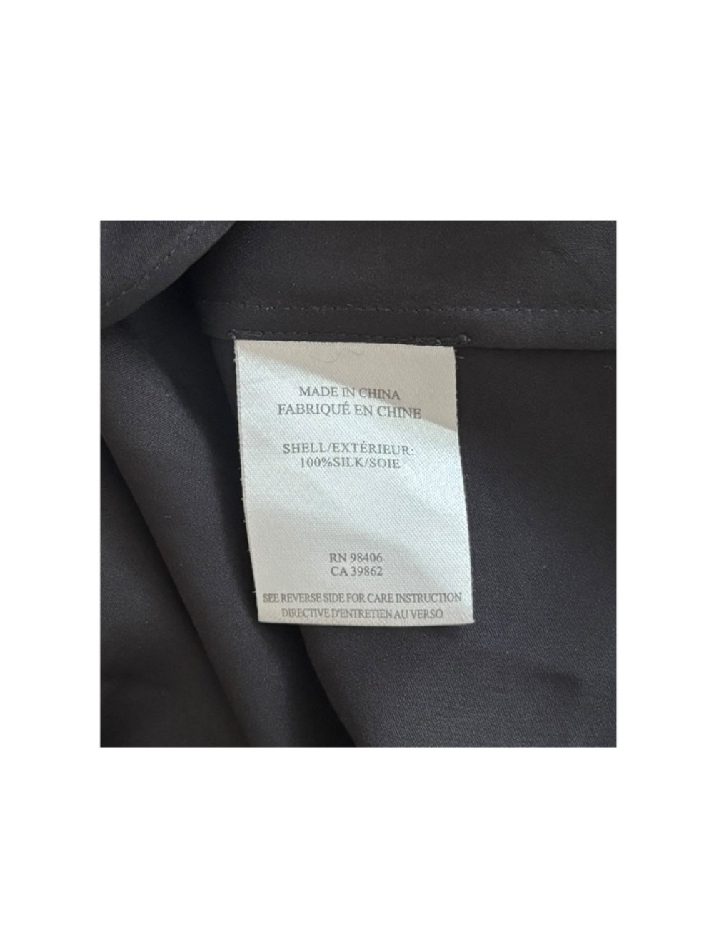 Theory Silk Black Top - Picture 4 of 4